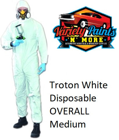 Troton White Disposable Overall MEDIUM