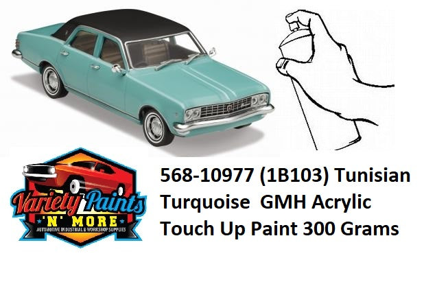 568-10977 (1B103) Tunisian Turquoise  GMH Acrylic Touch Up Paint 300 Grams