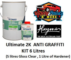 Haymes Ultimate 2 Pack Anti Graffiti Coating Gloss Clear 6 Litre Kit