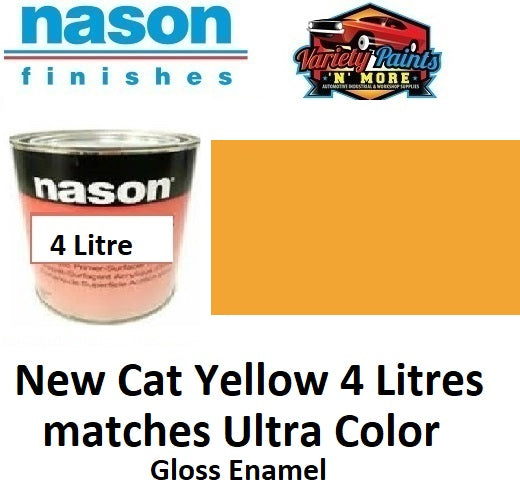 ULTCNYC New Cat Yellow To Match Ultra Color Enamel 4 Litres