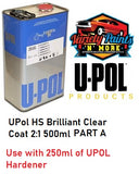 UPol HS Brilliant Clear Coat 2:1 500ml PART A