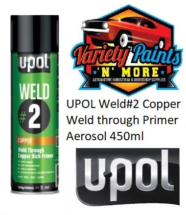 UPOL Weld#2 Copper Weld through Primer Aerosol 450ml