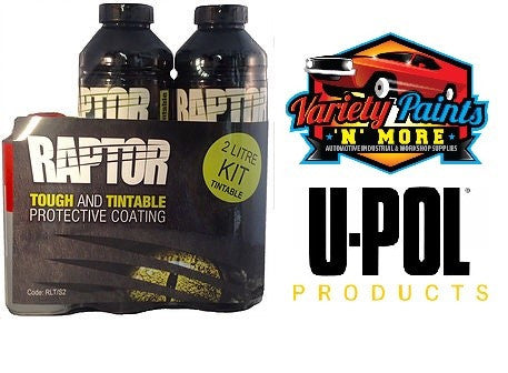 Upol Raptor Bed Liner Kit Black 2 Litre
