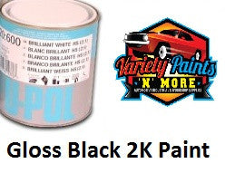 Upol 20:610 HS 2K Black RAL9005 1.0 Litre