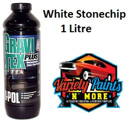 UPOL Gravitex Plus HS Anti Chip Stone Chip Coating White 1 Litre