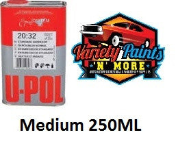 U-Pol UP2325 Standard/Medium Hardener For UPOL Primers & Clearcoat - 2.5 Liter - Made In UK
