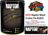 Upol Raptor Bed Liner Kit Black 5 Litre Tin NEW LINE 
