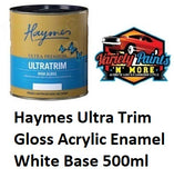 Haymes Ultra Trim Gloss Acrylic Enamel White Base 500ml 