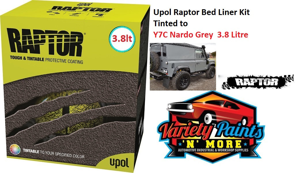 Upol Raptor Bed Liner Kit Tinted to Nardo Grey  3.8 Litre