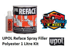 UPOL Reface Spray Filler Polyester 1 Litre Kit