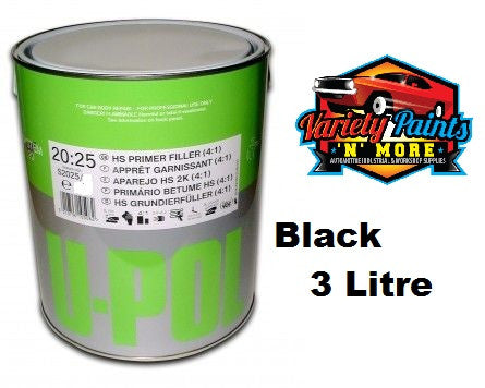 UPOL 20:25 4:1 UHS 2K Primer Black 3 Litre