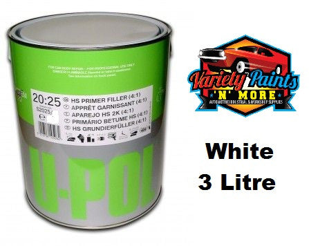 UPol 20:25 4:1 UHS 2K Primer White 3 Litre