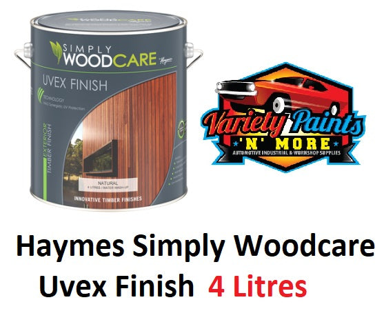 Haymes Simply Woodcare Uvex Natural Finish EXTERIOR 4 Litres
