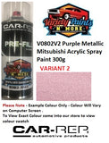 V0802V2 Purple Metallic Variant 2 Mitsubishi Acrylic Spray Paint 300g