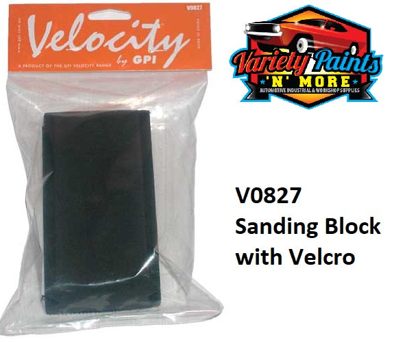 Sanding Block with Velcro: 70mm x 125mm