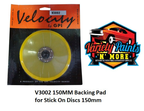 VELOCITY PSA Sticky Backing Pad 150mm No Hole M14