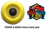 Velocity Dual Action Velcro Backing Pad 75mm x 6mm Variety Paints N More 