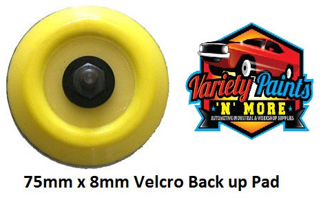 Velocity Dual Action Velcro Backing Pad 75mm x 8mm (5/16)