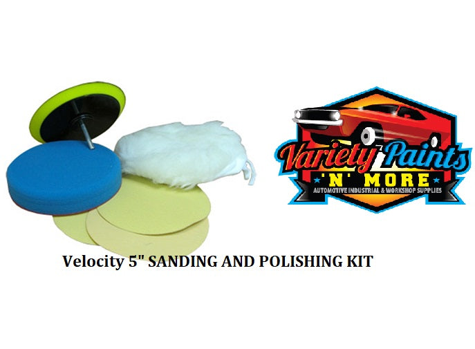 Velocity 5"  (125MM) SANDING AND POLISHING KIT