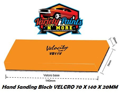 Hand Sanding Block VELCRO 70 X 140 X 20MM VB11V