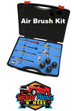 Air Brush Kit 6 Brushes Variety Paints N More 