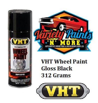 VHT Wheel Paint Gloss Black 312 Grams SP187