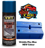 VHT Wrinkle Plus Blue Spray Paint NEW COLOUR Variety Paints N More 