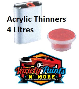 Acrylic Thinners 4 Litre VPAT4
