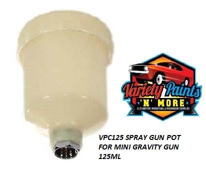 GRP Mini Gravity Spray Gun Pot 125cc