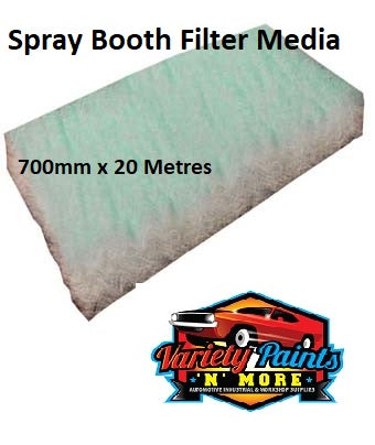 Spray Booth Filter Media 770mm x 20 Metres