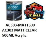 Valspar Acrylic Clear Topcoat MATT AC303 500ml