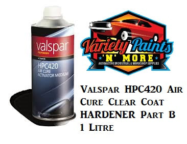 Valspar HPC420 Air Cure Clear Coat HARDENER Part B 1 Litre