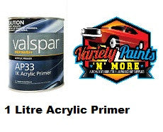 Valspar Acrylic 1K Medium Grey Hibuild Primer AP33 1 Litre