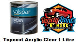 Valspar Acrylic Clear Topcoat AC303 1 Litre