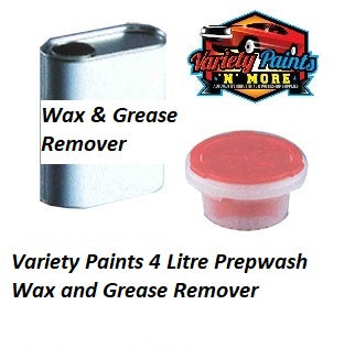 Wax and Grease Remover / Prepwash 4 Litres VPPREP4