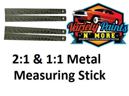 Paint Metal Measuring Stick 2:1 and 1:1