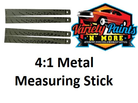 Valspar Paint Measuring Mixing Stick Metal 4:1