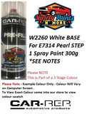 W2260 White BASE For E7314 Pearl STEP 1 Spray Paint 300g *SEE NOTES