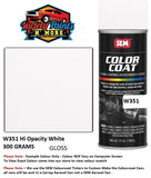 W351 Hi Opacity White Gloss SEM Colourcoat Vinyl Aerosol 300 Grams