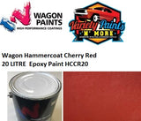 Wagon Hammercoat Cherry Red 20 Litre Epoxy Paint HCCR20