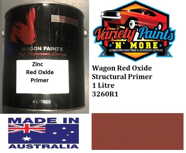 Wagon Red Oxide Structural Primer 1 Litre 3260R1