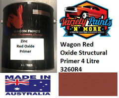 Wagon Red Oxide Structural Primer 4 Litre 3260R4