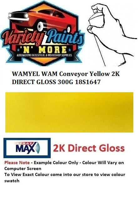 WAMYEL WAM Conveyor Yellow 2K DIRECT GLOSS 300G 18S1647