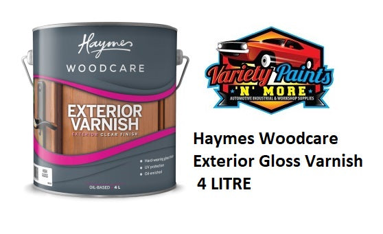 Haymes Woodcare Exterior Gloss Varnish 4 LITRES