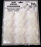 GPI Paint Strainer CARD OF 12 for Suction Spray Guns