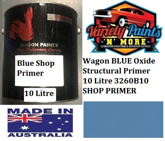 Wagon BLUE Oxide Structural Primer 10 Litre 3260B20 SHOP PRIMER