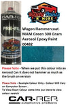Wagon Hammercoat MAM Green 300 Gram Aerosol Epoxy Paint  00482 