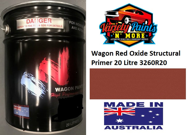 Wagon Red Oxide Structural Primer 20 Litre 3260R20
