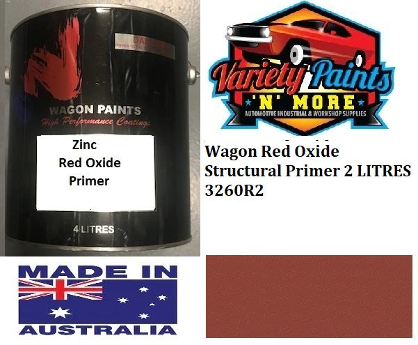 Wagon Red Oxide Structural Primer 2 LITRES 3260R2