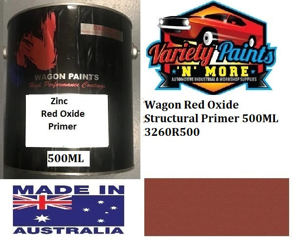Wagon Red Oxide Structural Primer 500ML 3260R500